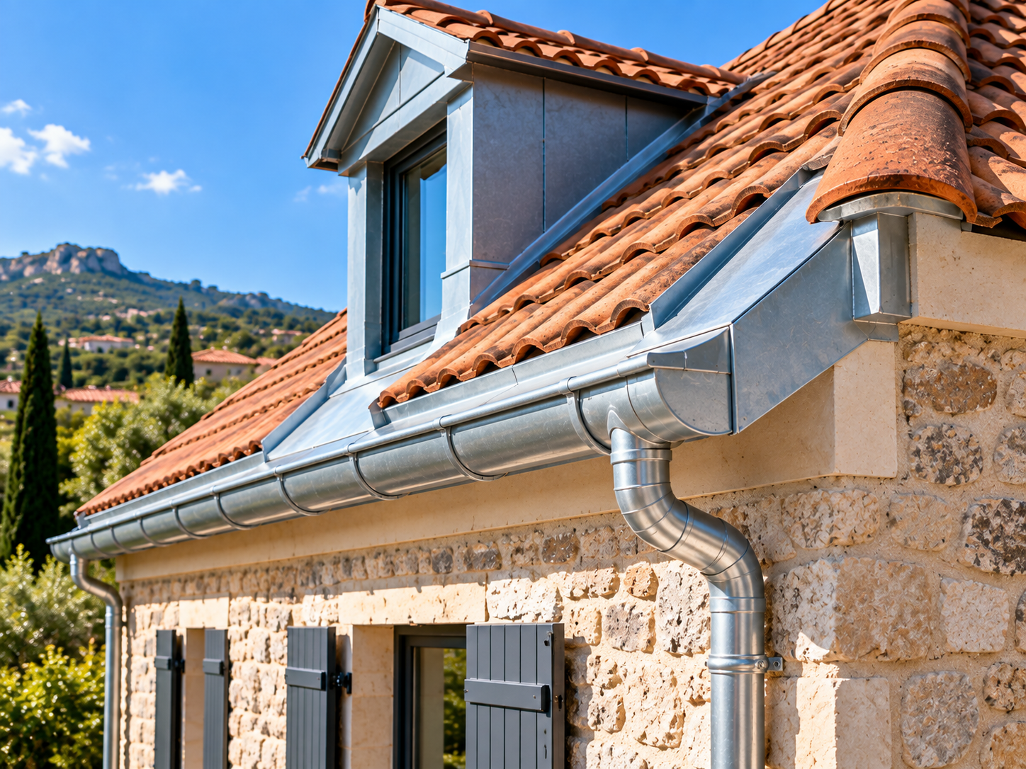 Travaux de zinguerie et rénovation de gouttières